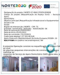 Projetos cofinanciados